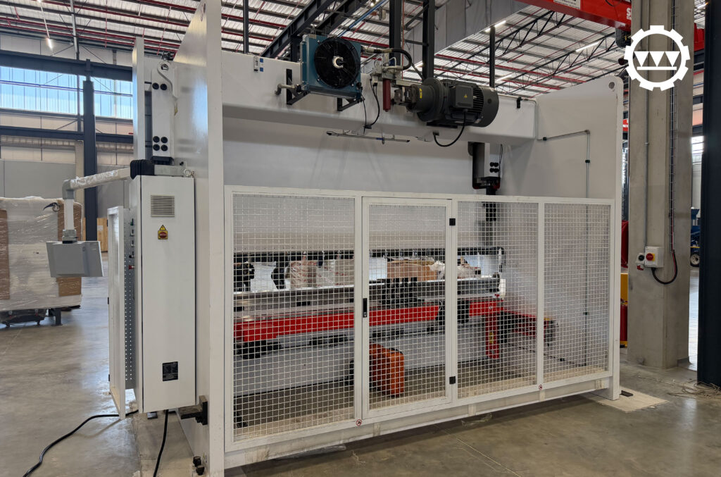 400 Ton JFY Press Brake Installation Well Underway 400 Ton JFY Press Brake Installation Underway | Puma Machine Tools